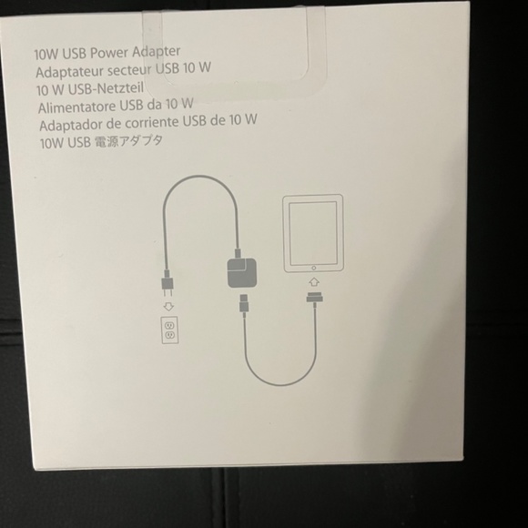 SOLD- Brand new sealed APPLE 10W IPAD Power adapter — host pick - Picture 2 of 3
